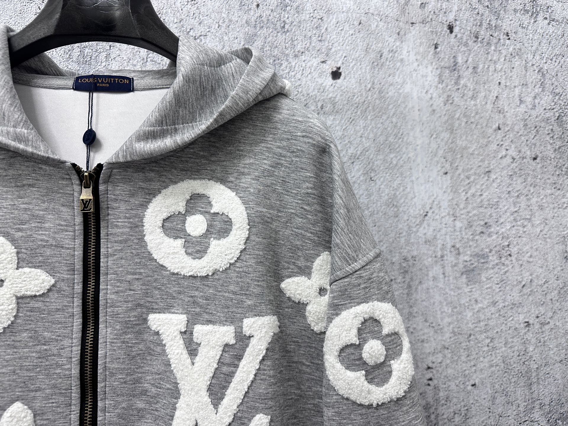 ルイ・ヴィトン「Louis Vuitton」フルジップパーカー ウールンジャケット