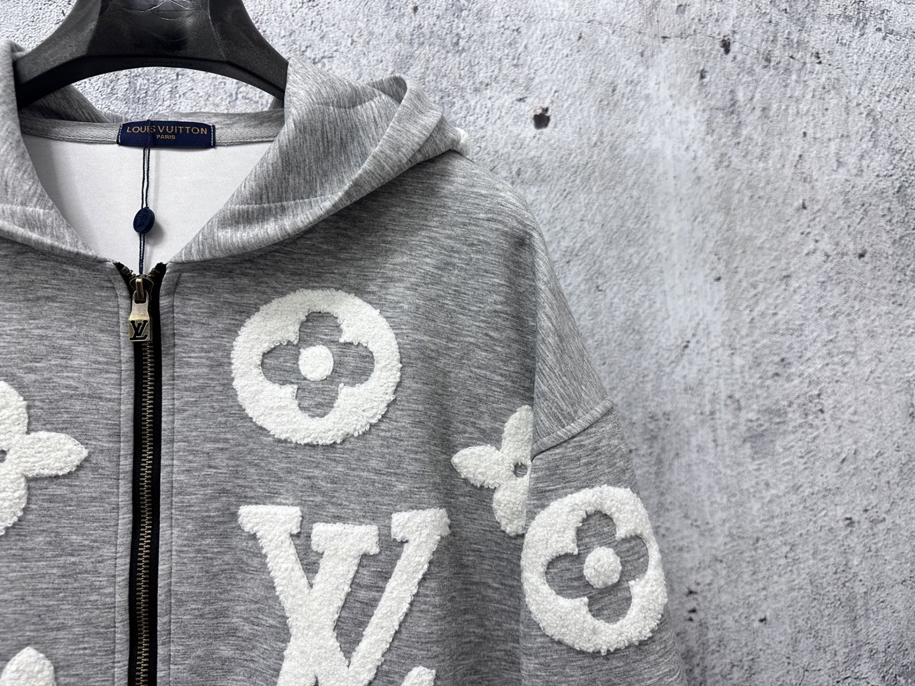 ルイ・ヴィトン「Louis Vuitton」フルジップパーカー ウールンジャケット