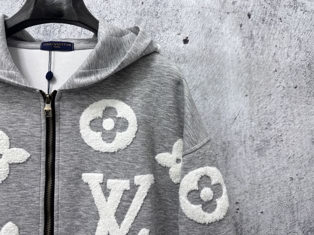 ルイ・ヴィトン「Louis Vuitton」フルジップパーカー ウールンジャケット