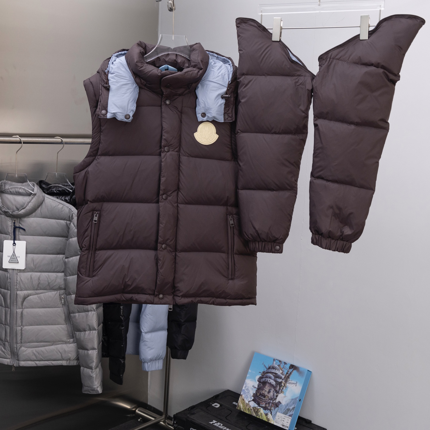 モンクレール「Moncler」Selle 二合一デタッチャブルダウンベスト