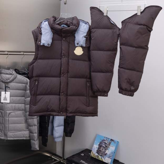 モンクレール「Moncler」Selle 二合一デタッチャブルダウンベスト