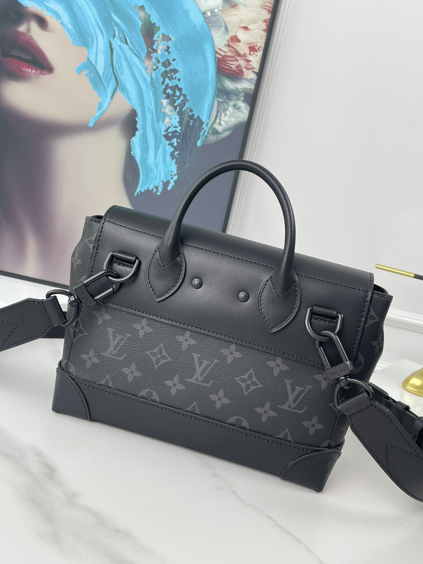 ルイ・ヴィトン「Louis Vuitton」Steamer メッセンジャーバッグ
