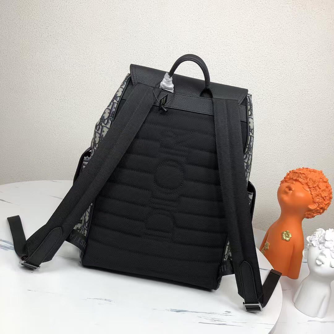 ディオール「Dior」オブlique プリント レザー シグネチャー ショルダーバッグ