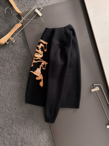 エルメス「Hermès」ペガサス オーナメント ニットプルオーバー