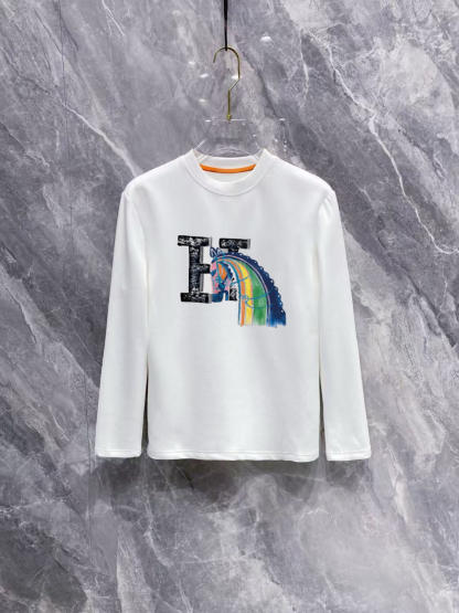 エルメス「Hermès」刺繍Tシャツ