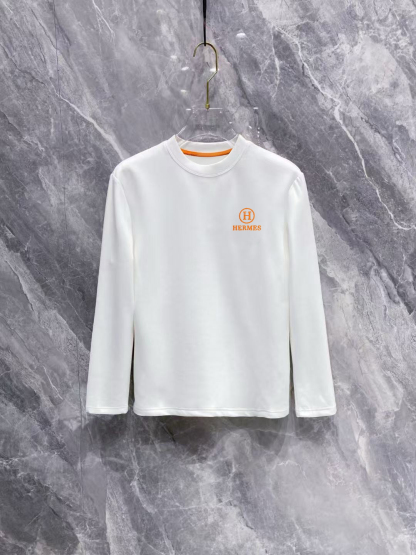 エルメス「Hermès」刺繍Tシャツ