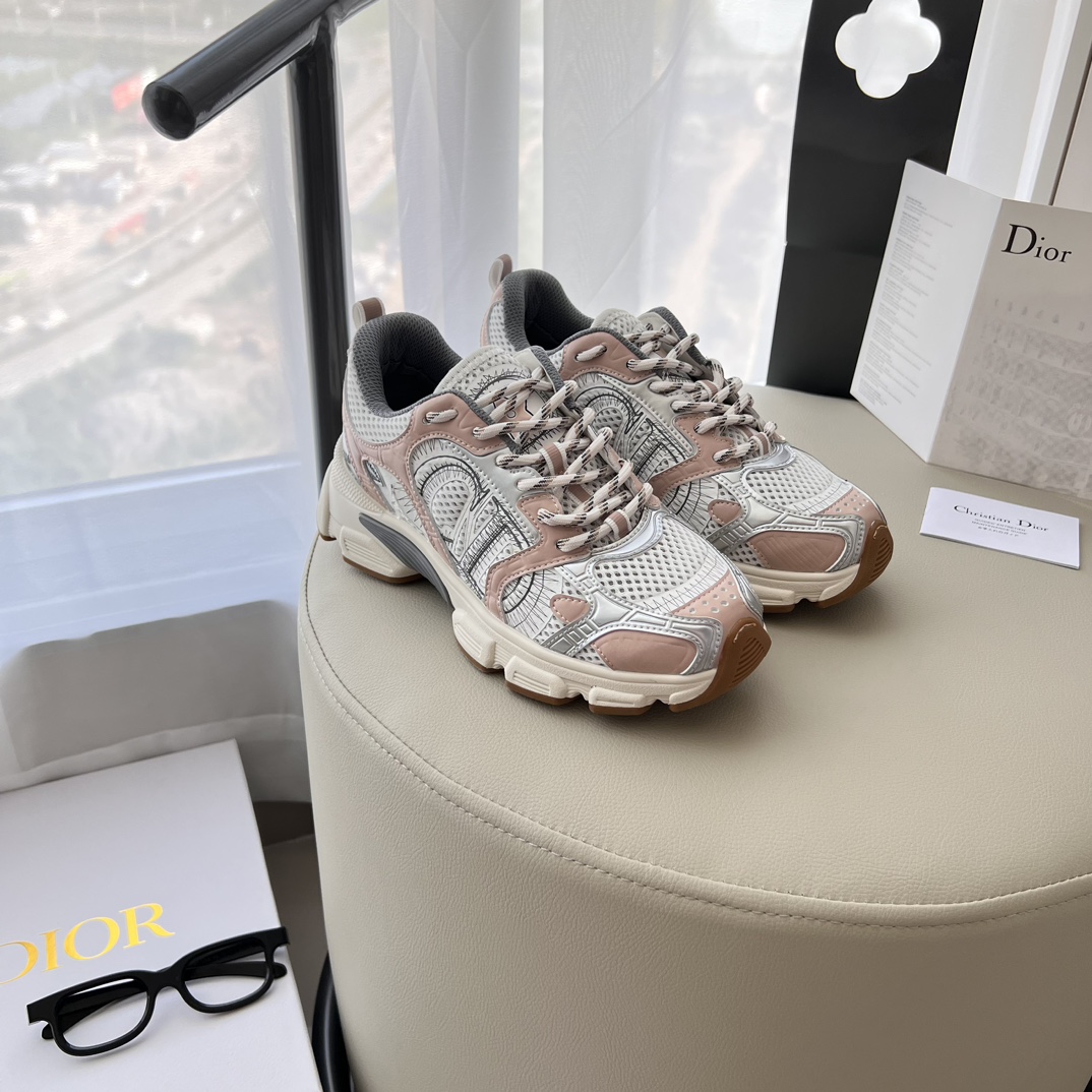 ディオール「Dior」B30 24SS ヘビーデューティーレトロ スニーカー