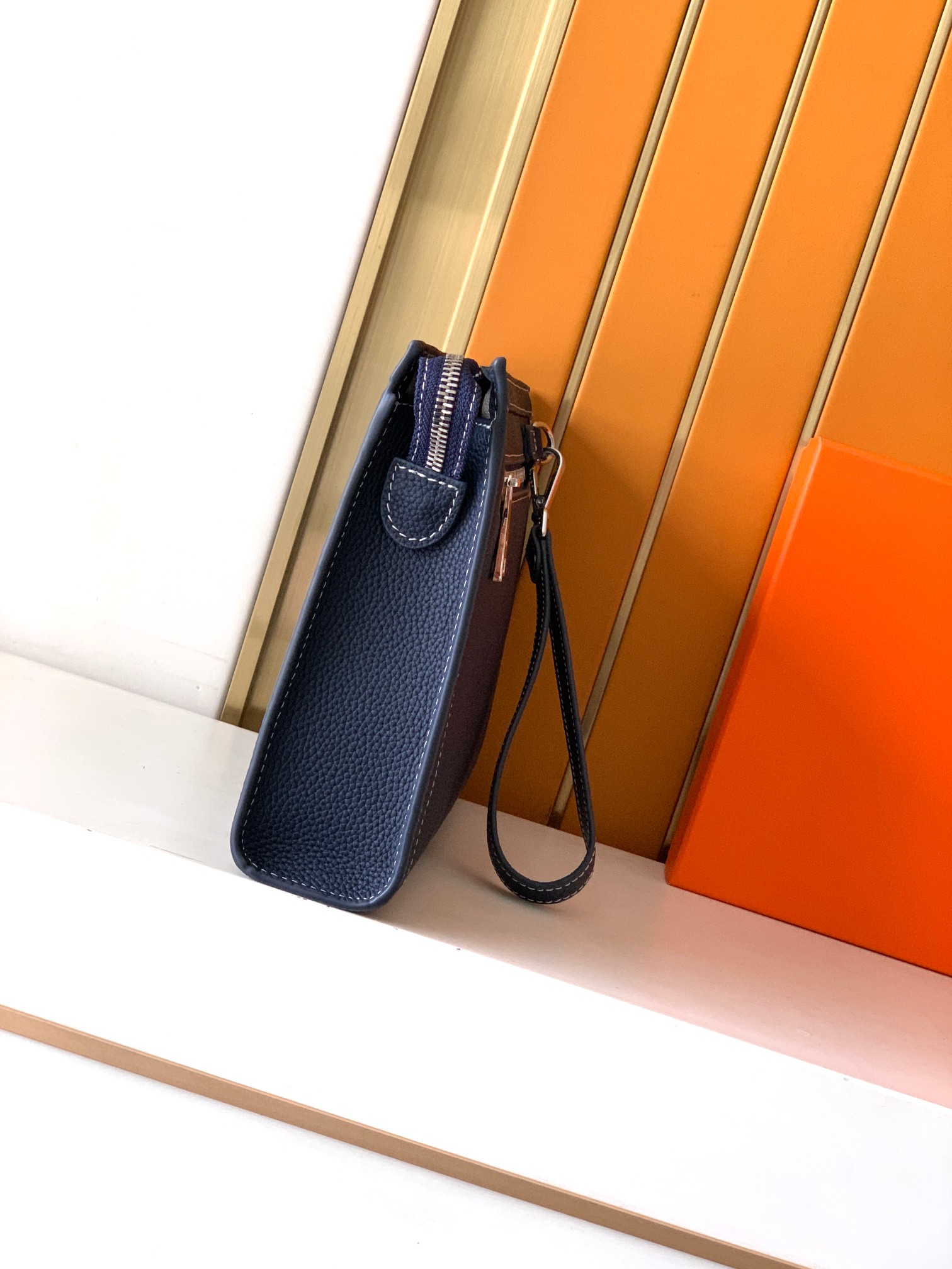 エルメス「Hermès」エルメス レザーハンドバッグ / クラッチバッグ 