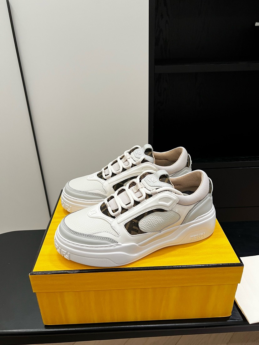 フェンディ「Fendi」フェンディ マッチ スニーカー / レザースニーカー