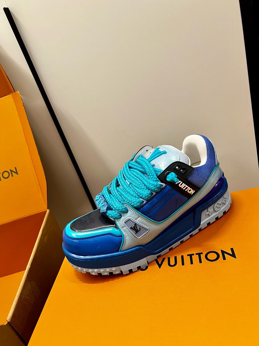 ルイ・ヴィトン「Louis Vuitton」ルイ・ヴィトン トレーナーマキシ スニーカー / レザースニーカー