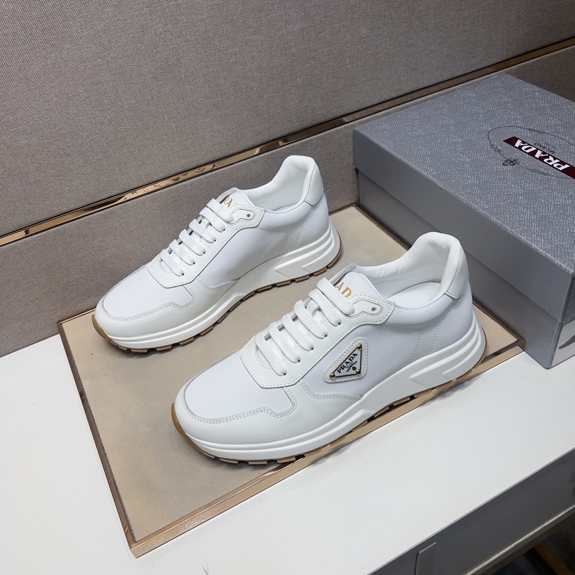 プラダ「Prada」プラダ プレミアムスニーカー (2026年春夏モデル) / レザースニーカー