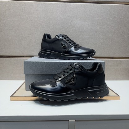 プラダ「Prada」プラダ プレミアムスニーカー (2026年春夏モデル) / レザースニーカー