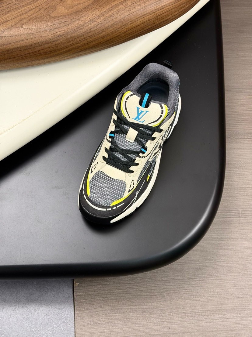 ルイ・ヴィトン「Louis Vuitton」ルイ・ヴィトン ラン 2.0 スニーカー / レザーメッシュスニーカー