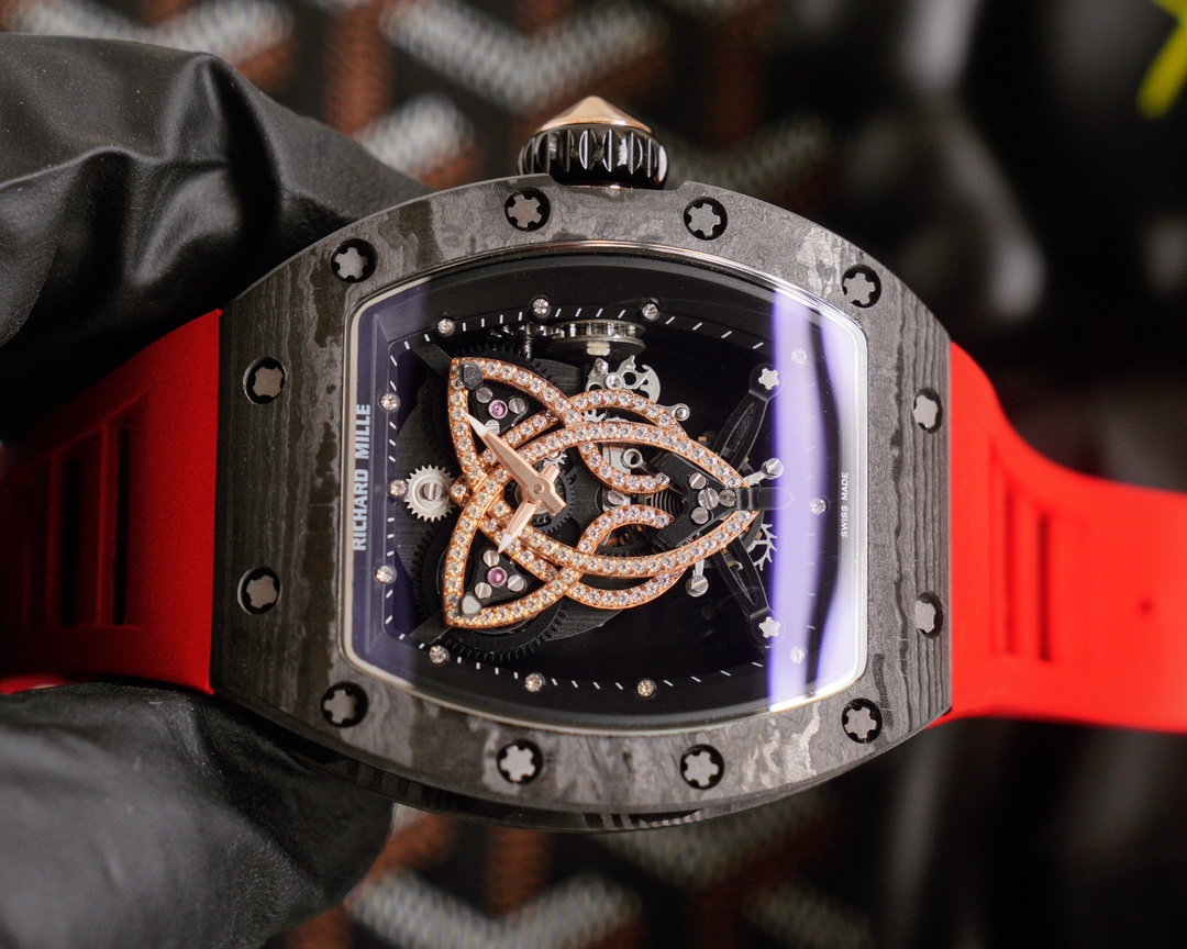 リシャール ミル「Richard Mille」RM 019 トゥールビヨン ブラックオニキス＆NTPT カーボン レディースモデル