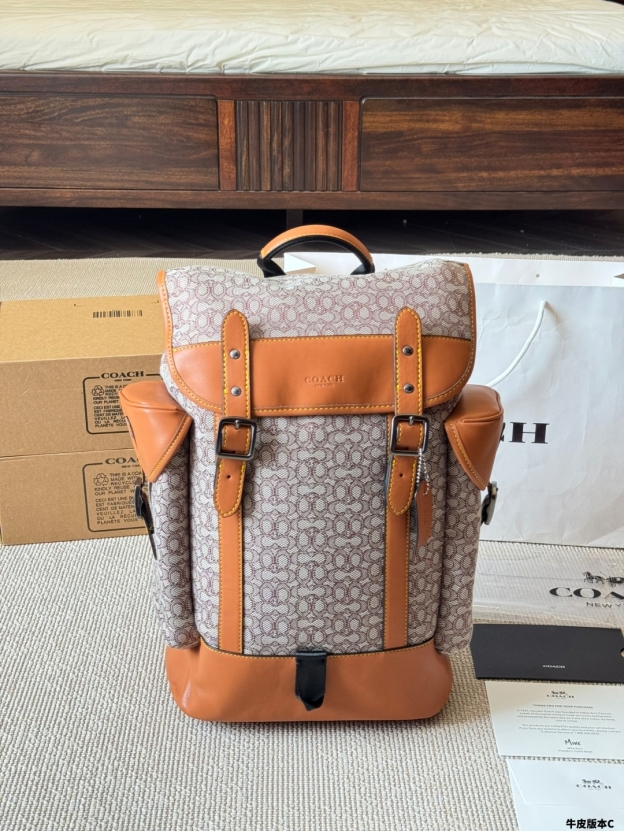 コーチ「Coach」Hudson メンズ 牛皮リュックサック