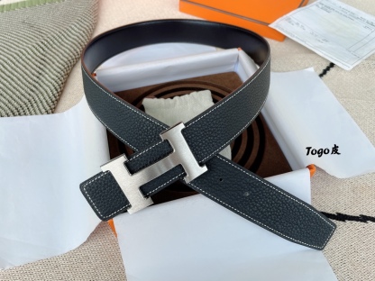 エルメス「Hermès」プレミアム トゴレザーベルト / ハイエンドウエストベルト38m