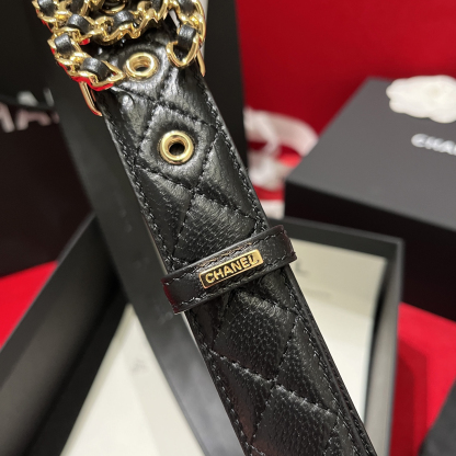 シャネル「Chanel」プレミアム トゴレザーベルト / ハイエンドウエストベルト