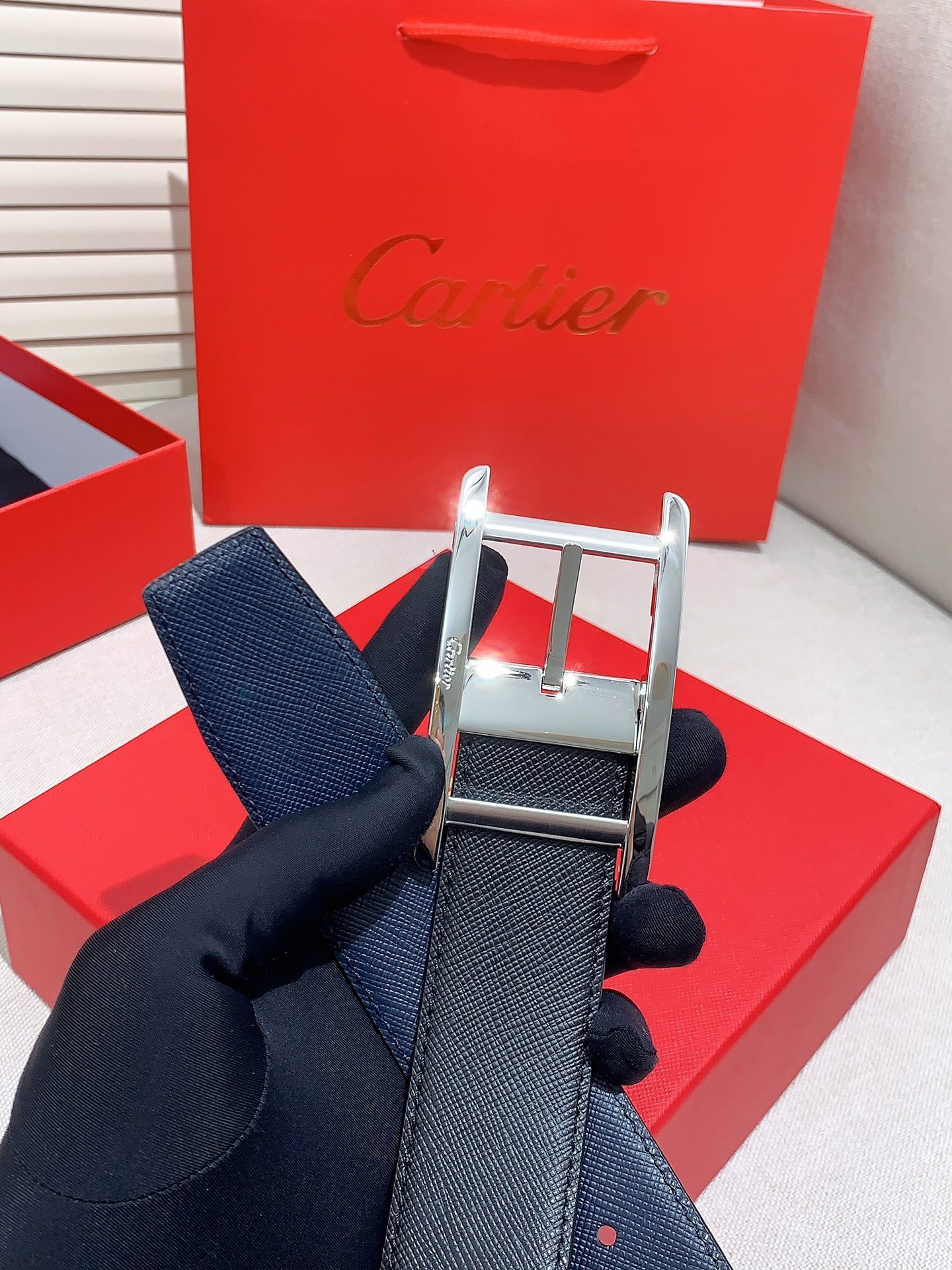 カルティエ「Cartier」タンク バックル ベルト