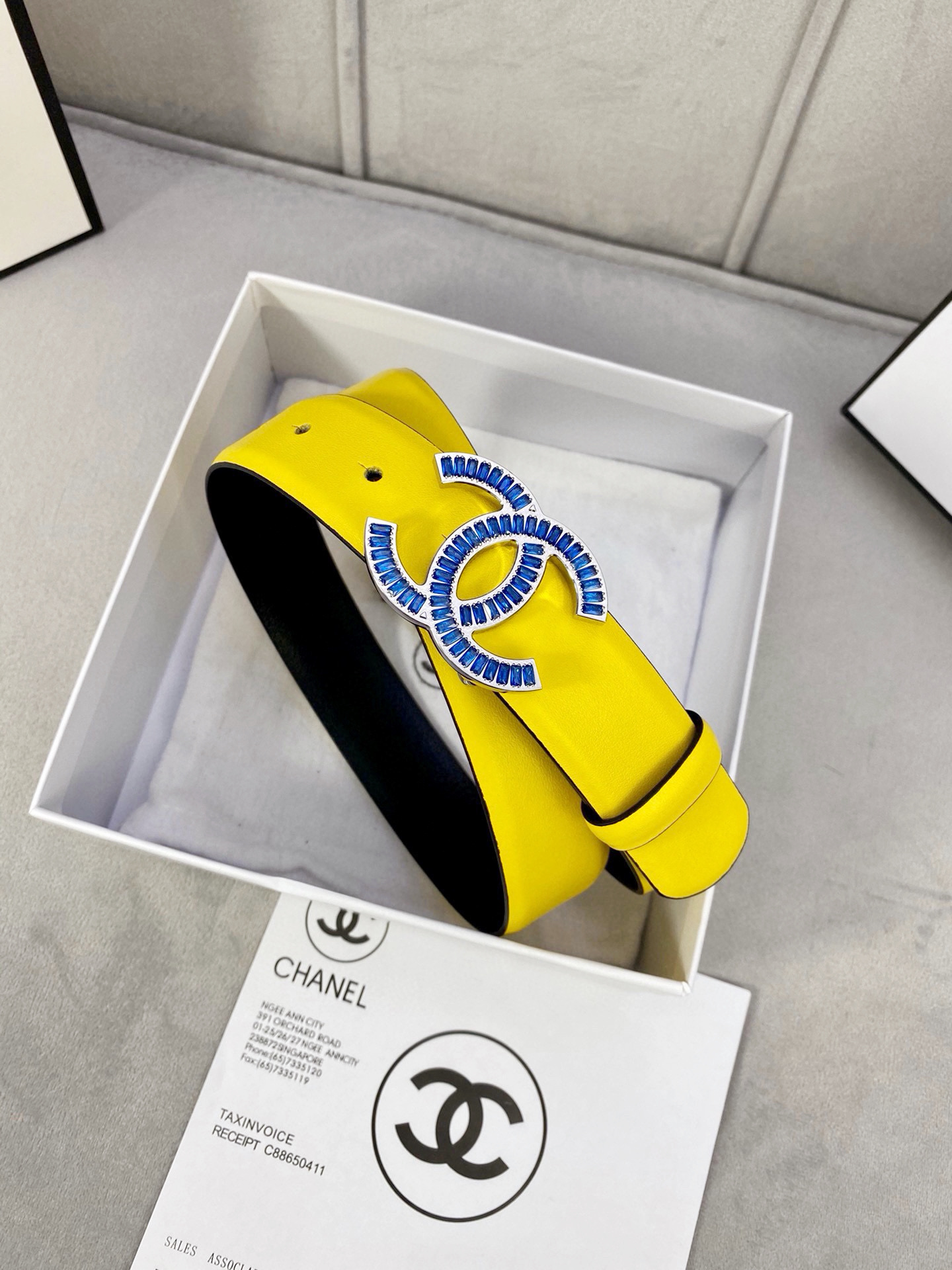 シャネル「Chanel」プレミアム トゴレザーベルト / ハイエンドウエストベルト