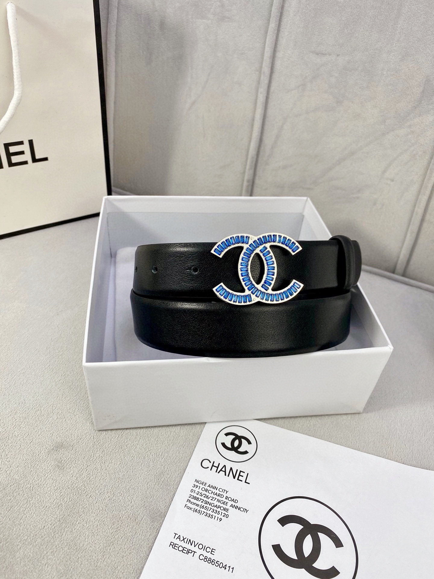 シャネル「Chanel」プレミアム トゴレザーベルト / ハイエンドウエストベルト