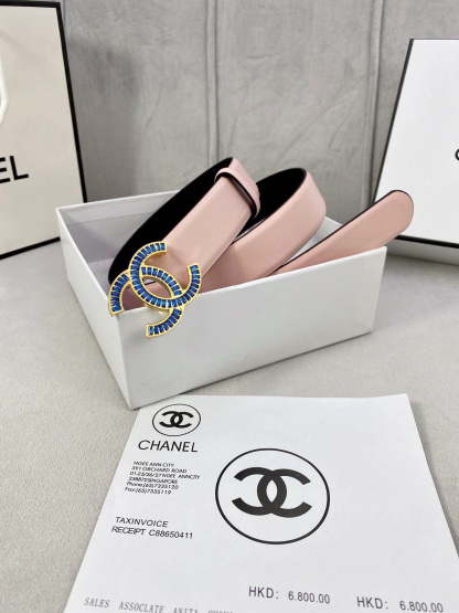 シャネル「Chanel」プレミアム トゴレザーベルト / ハイエンドウエストベルト