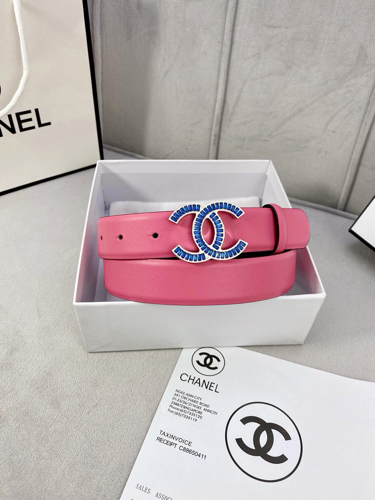 シャネル「Chanel」プレミアム トゴレザーベルト / ハイエンドウエストベルト