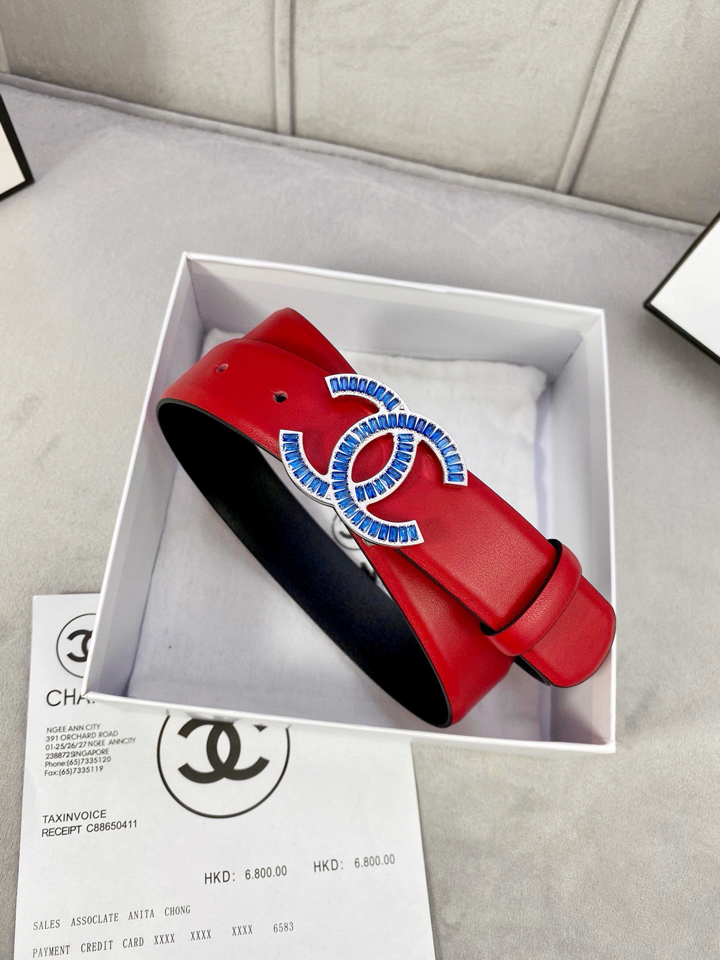 シャネル「Chanel」プレミアム トゴレザーベルト / ハイエンドウエストベルト
