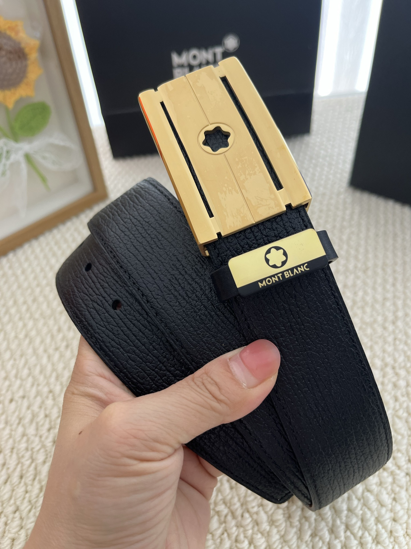 Montblancプレミアム トゴレザーベルト / ハイエンドウエストベルト