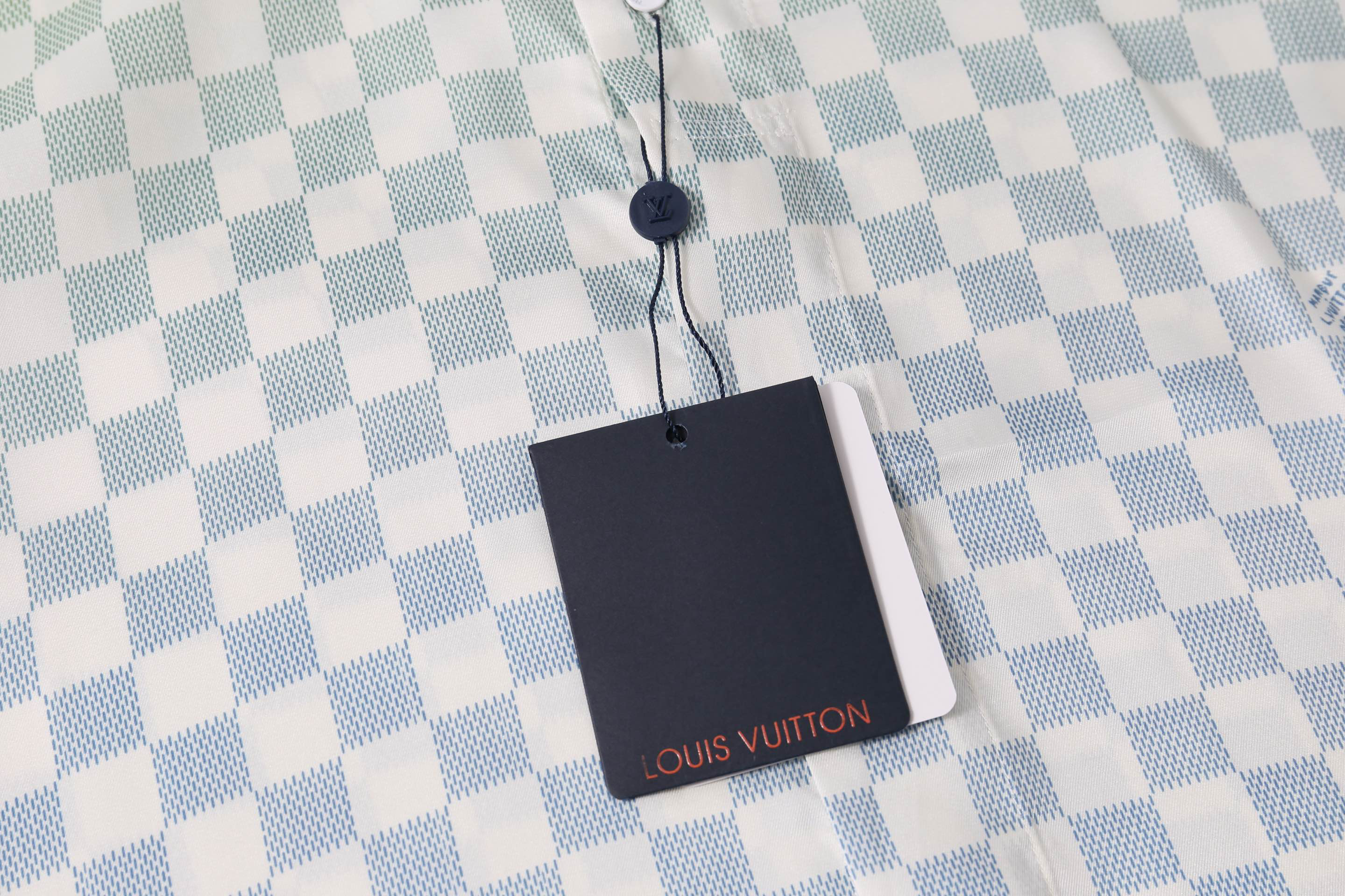 ルイ・ヴィトン「Louis Vuitton」ルイ・ヴィトン グラデーションダミエ ショートスリーブシャツ / オープンカラーシャツ