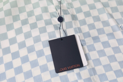 ルイ・ヴィトン「Louis Vuitton」ルイ・ヴィトン グラデーションダミエ ショートスリーブシャツ / オープンカラーシャツ