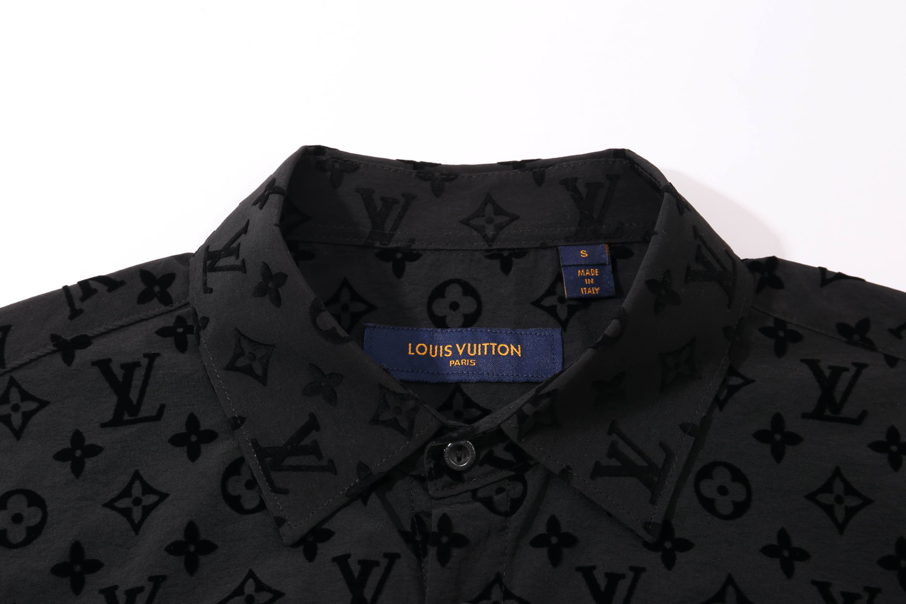 ルイ・ヴィトン「Louis Vuitton」ルイ・ヴィトン モノグラム・フロッキー シャツ / ロングスリーブシャツ