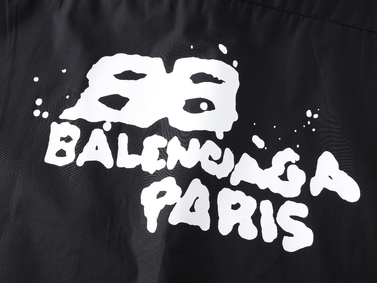 Balenciagaバレンシアガ オールオーバーロゴシャツ / ロングスリーブシャツ