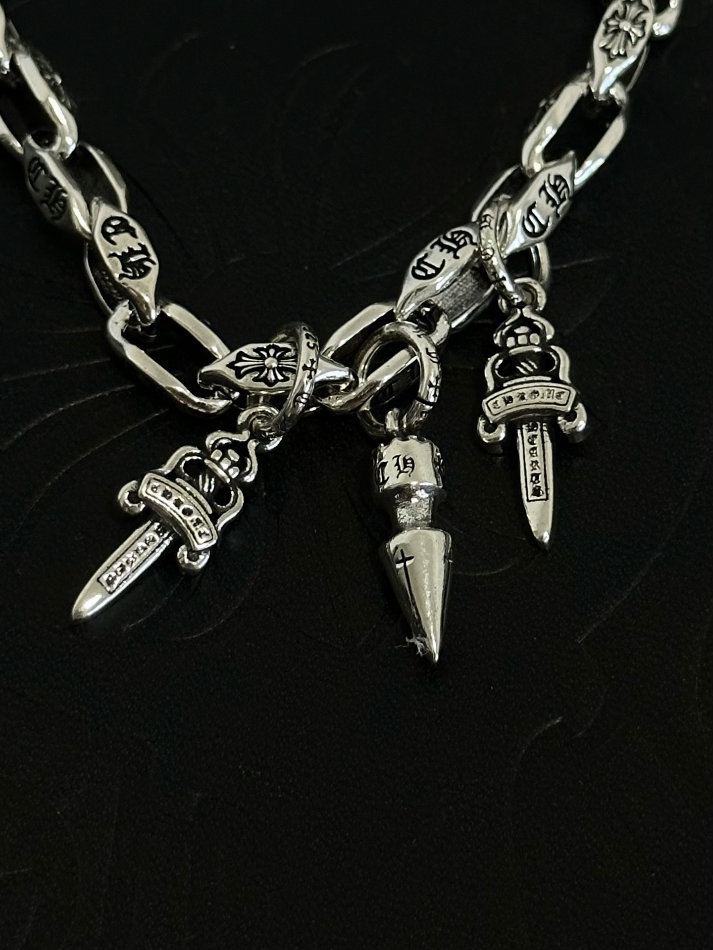 クロムハーツ「Chrome Hearts」クラシック ペンダントネックレス - 男女兼用