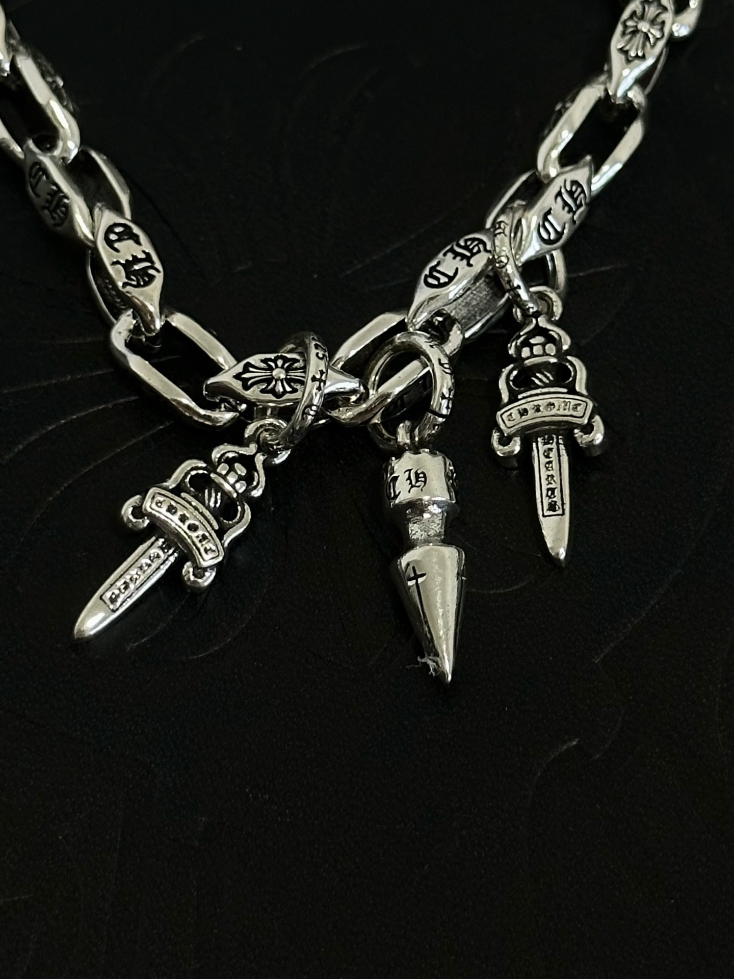 クロムハーツ「Chrome Hearts」クラシック ペンダントネックレス - 男女兼用