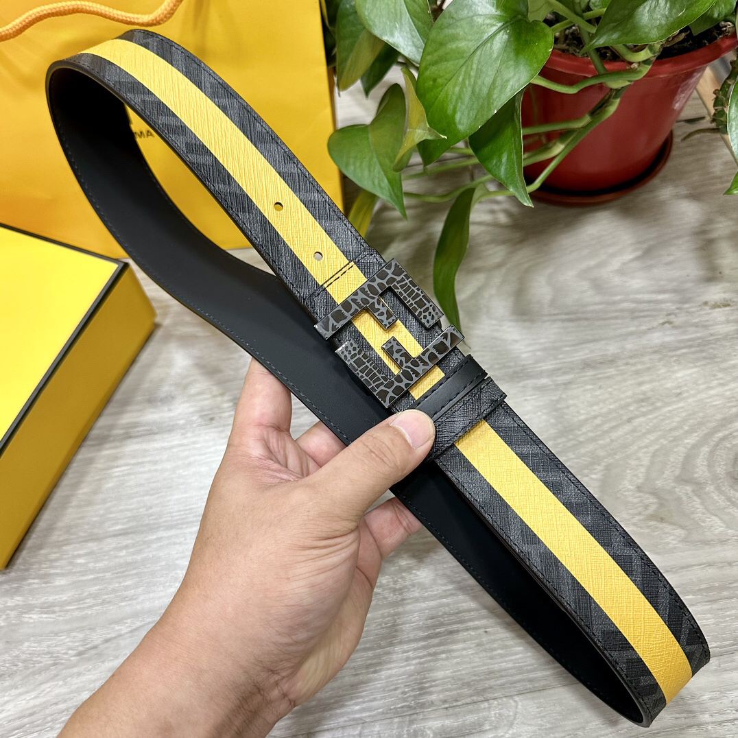 フェンディ「Fendi」FFベルト - リバーシブル フックベルト