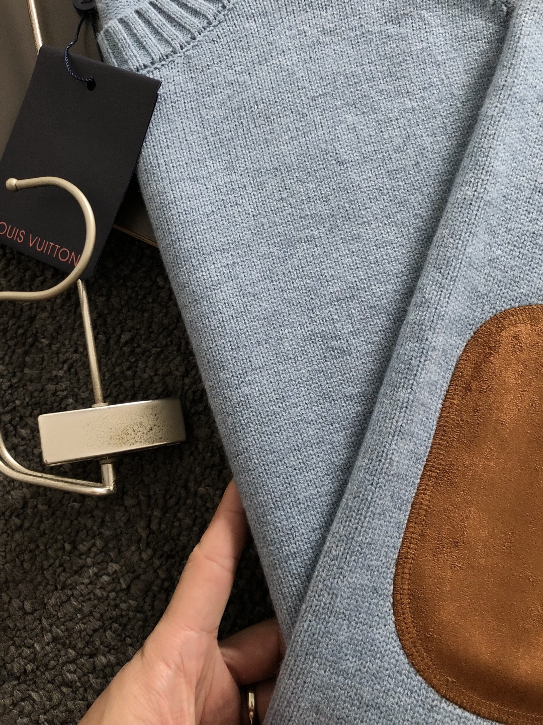 ルイ・ヴィトン「Louis Vuitton」ルイ・ヴィトン モノグラム・マクロ ウール ハーフジッププルオーバー / ニットトップス