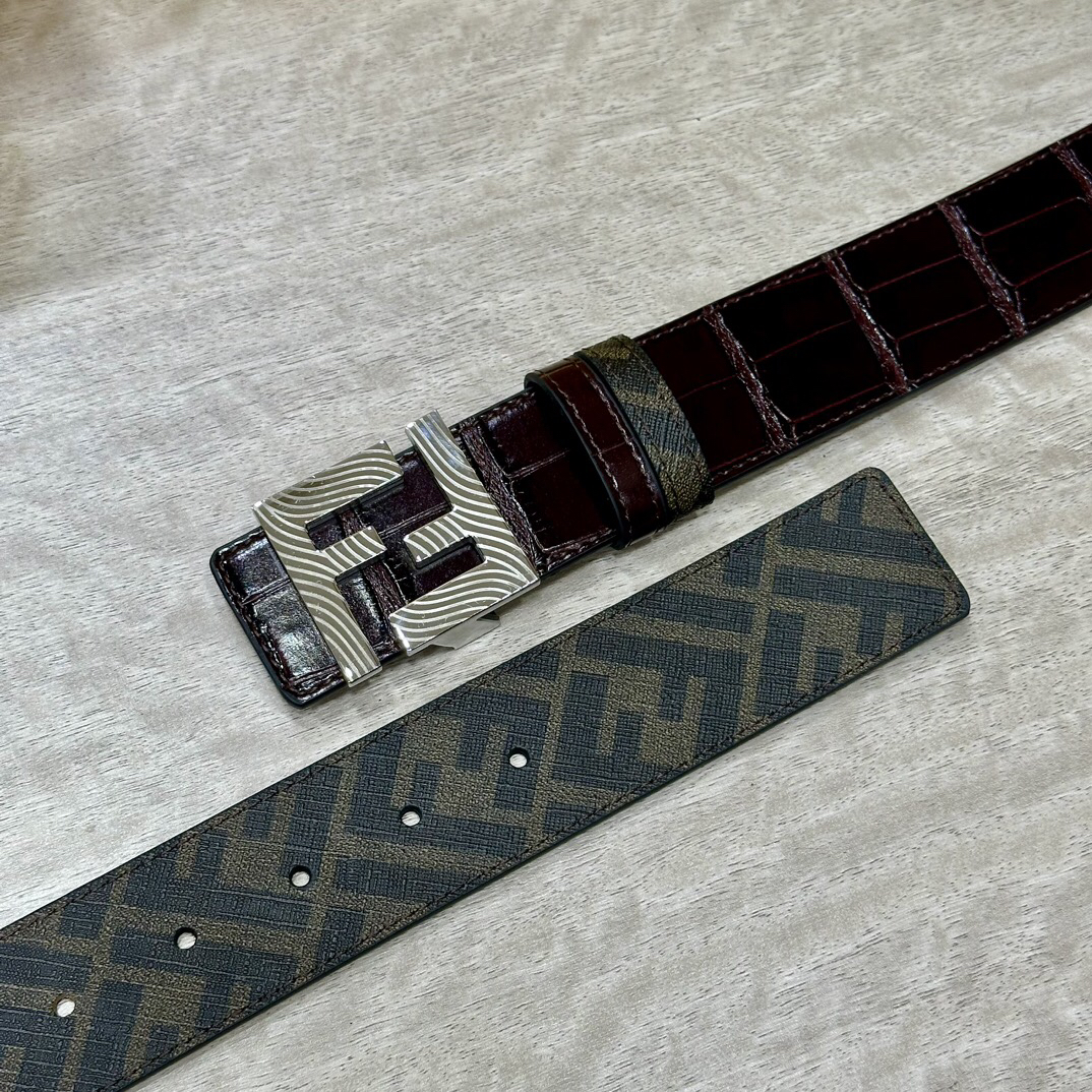 フェンディ「Fendi」FF ベルト - リバーシブル フックベルト