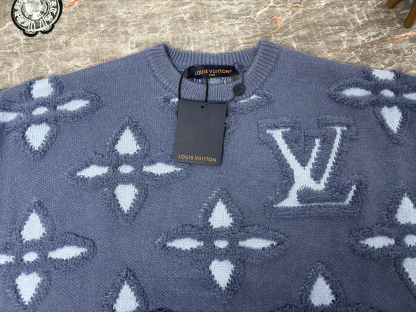 ルイ・ヴィトン「Louis Vuitton」ルイ・ヴィトン LV × パク・ソボ ジャカードクルーネックニット / プルオーバー