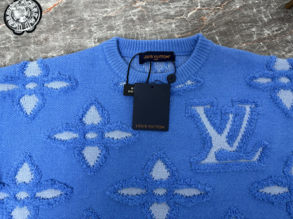 ルイ・ヴィトン「Louis Vuitton」ルイ・ヴィトン LV × パク・ソボ ジャカードクルーネックニット / プルオーバー