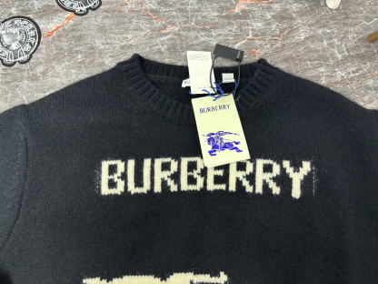 バーバリー「Burberry」バーバリー ジャカードニット プルオーバー / クルーネックセーター