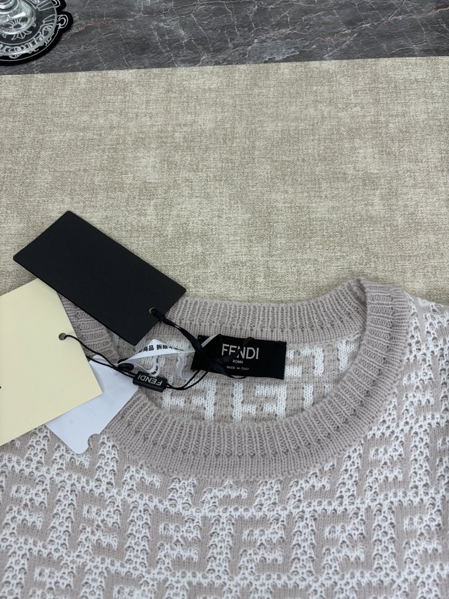フェンディ「Fendi」フェンディ クルーネック ウールセーター / プルオーバー
