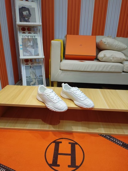 エルメス「Hermès」マスター レザースニーカー / カジュアルスニーカー