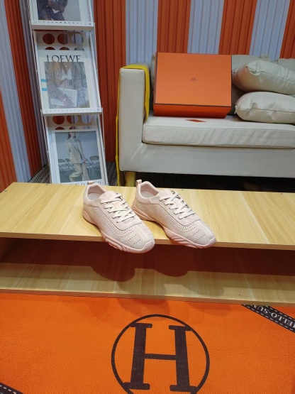 エルメス「Hermès」マスター レザースニーカー / カジュアルスニーカー