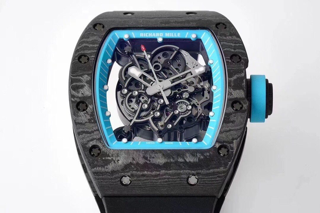 リシャール ミル「Richard Mille」RM055 NTPTカーボンファイバーケース＆ラバーストラップ メンズ腕時計