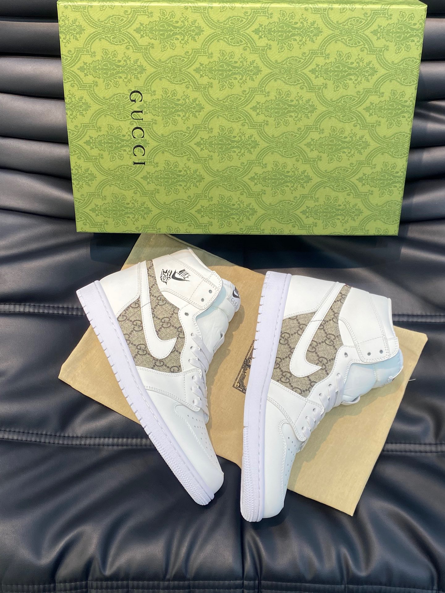 「コラボモデル」Gucci x Nike コラボレーション ハイカットスニーカー-ISETAN PRESTIGE CURATED