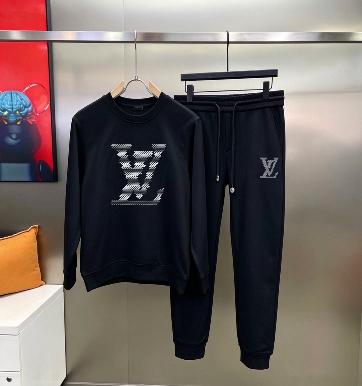 ルイ・ヴィトン「Louis Vuitton」ルイ・ヴィトン コットン スウェット セットアップ / トレーナー＆パンツ