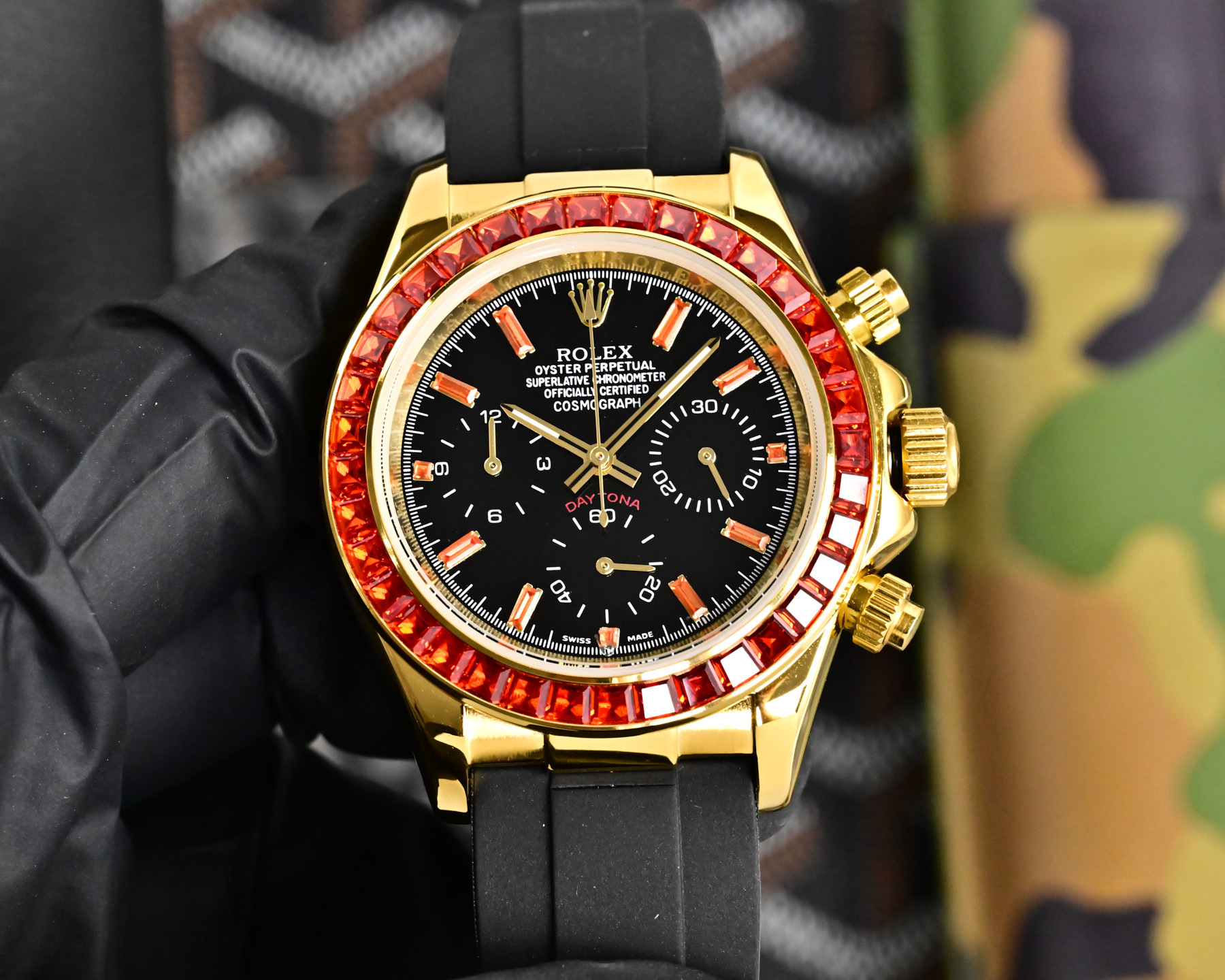 ROLEX  デイトナ スタイル クロノグラフ “サクラピンク” / カスタムウォッチ