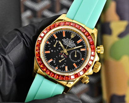 ROLEX  デイトナ スタイル クロノグラフ “サクラピンク” / カスタムウォッチ