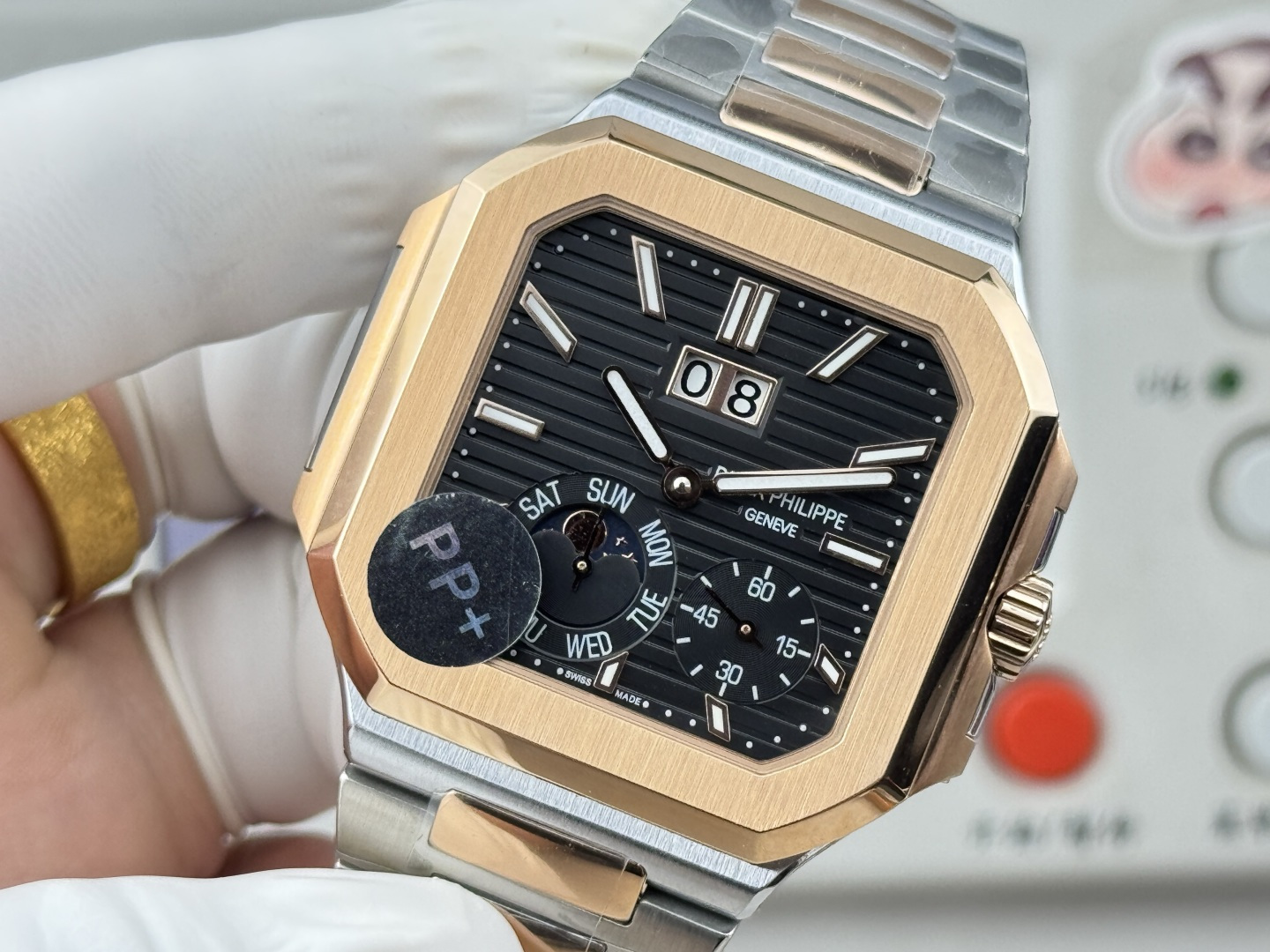 Patek Philippe パテック・フィリップ キュビトゥス スタイル グランドデイト・ムーンフェイズ / カスタムウォッチ