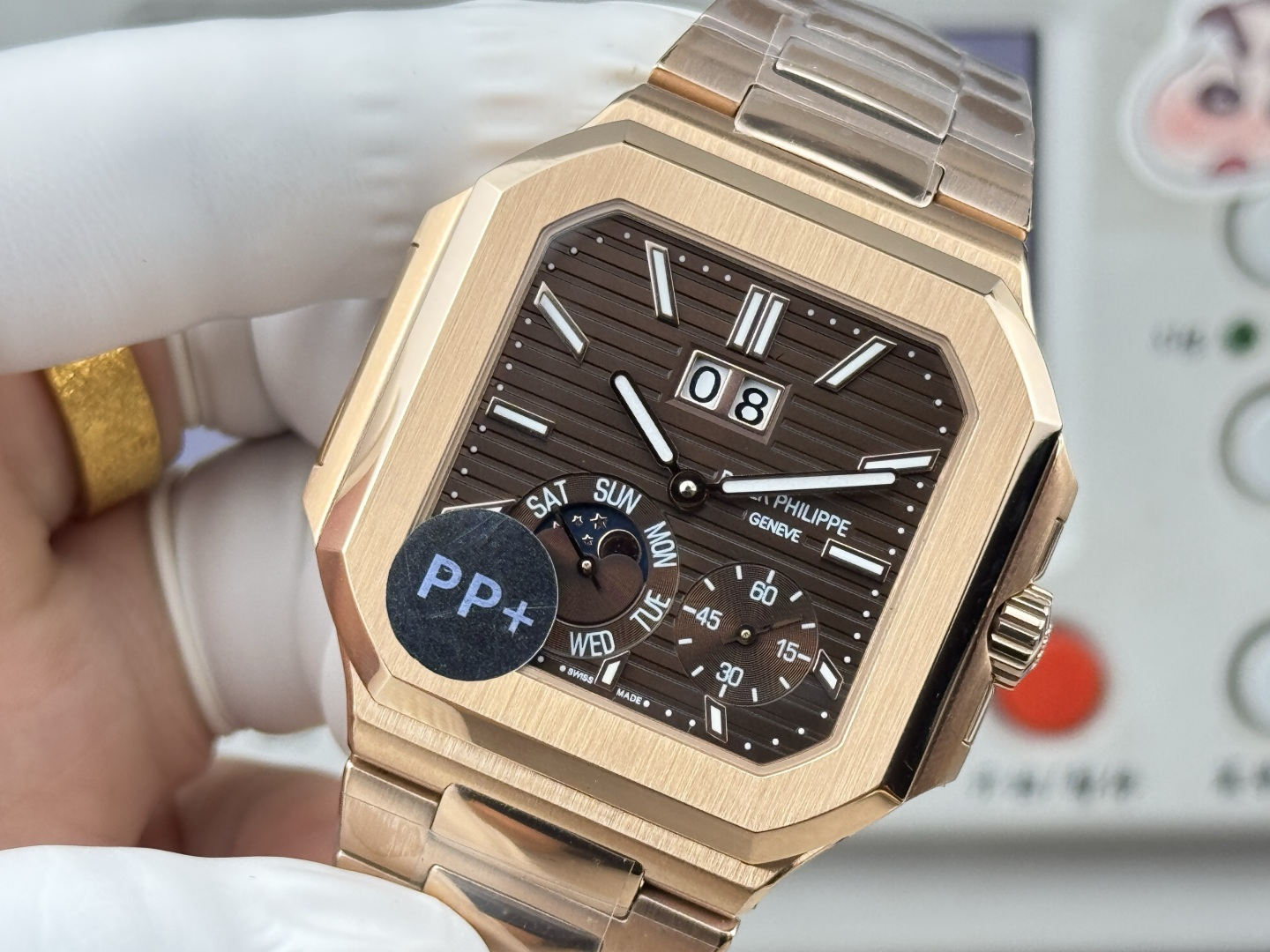 Patek Philippe パテック・フィリップ キュビトゥス スタイル グランドデイト・ムーンフェイズ / カスタムウォッチ